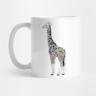 Colorful giraffe (b) Mug